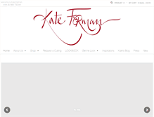 Tablet Screenshot of kateforman.co.uk
